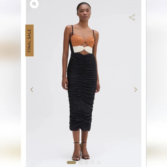 Patbo Braided Midi Dress - Picture 3 of 12